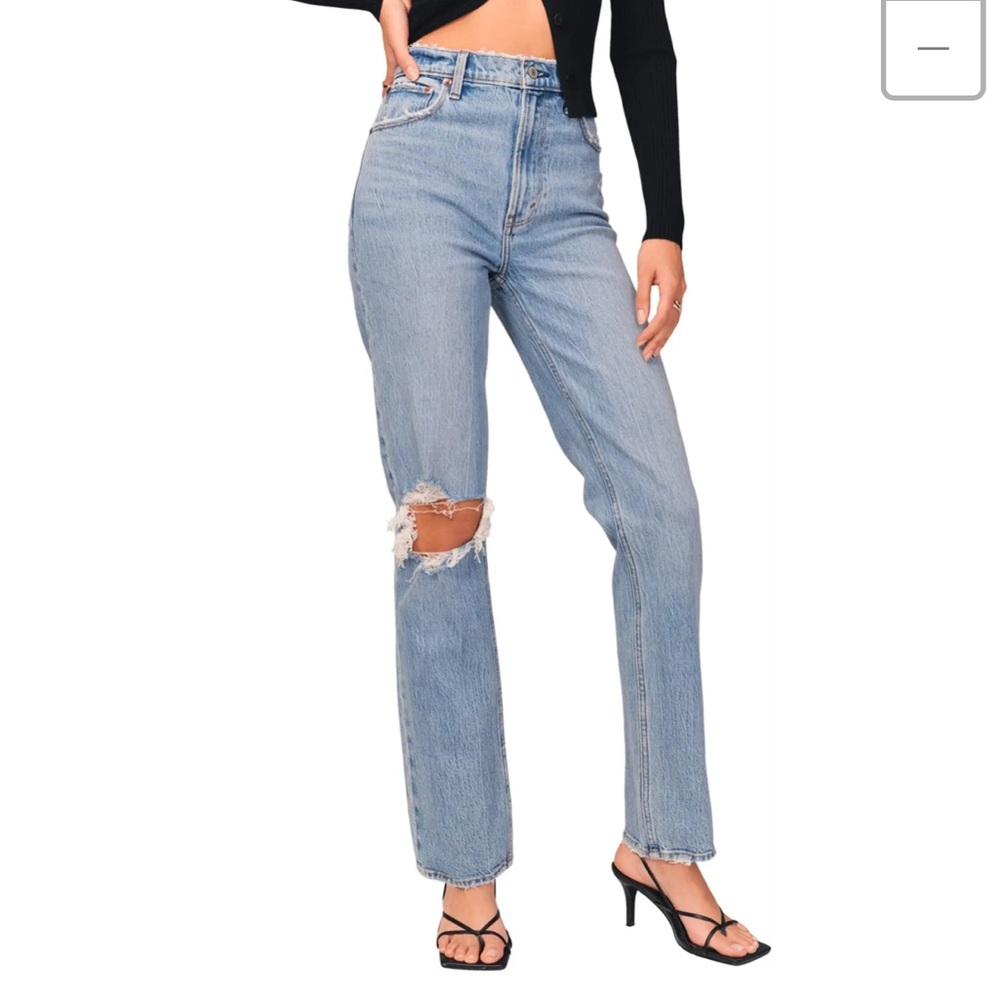 Abercrombie 90s straight ultra high-rise - size 26R